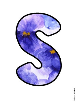 SPRING VOCABULARY SHOWERS! Spring Bulletin Board Letters