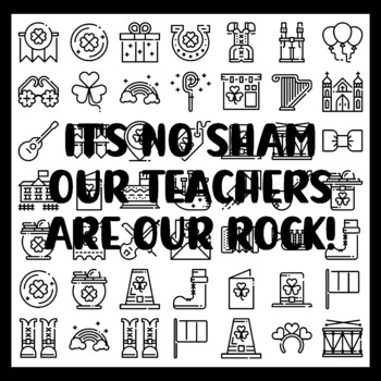 St. Patrick's Day Collaborative Ar t Activity, IT'S NO SHAM OUR TEACHERS ARE