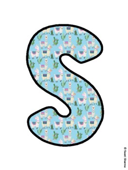 STAFF SHOUTOUTS! Alpaca, Llama Bulletin Board Letters
