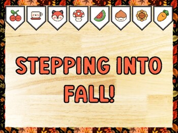 STEPPING INTO FALL! Fall Bulletin Board Kit & Door Décor