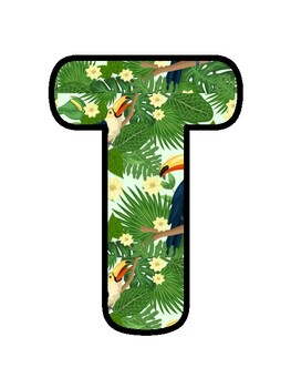 THANK YOU, DEAR STAFF AND TEACHERS! Tropical, Toucan Bulletin Board Decor