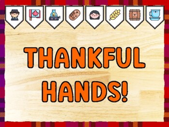 THANKFUL HANDS! Thanksgiving Bulletin Board Kit & Door Décor