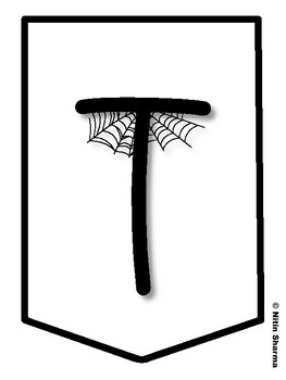 THE NIGHTMARE BEFORE MID-TERMS! Halloween Bulletin Board Letters, Halloween