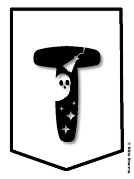 THE NIGHTMARE BEFORE MID-TERMS! Halloween Bulletin Board Letters, Halloween