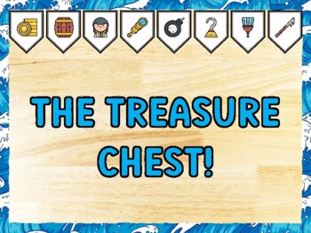 THE TREASURE CHEST! Pirate Bulletin Board Kit & Door Décor