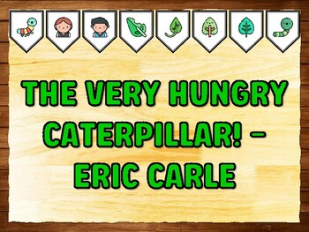 THE VERY HUNGRY CATERPILLAR! -ERIC CARLE Caterpillar Bulletin Board Kit & Doo