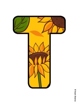 THIS CLASS IS FULL OF SMILES AND LAUGHTER! Sunflower Bulletin Board Letters