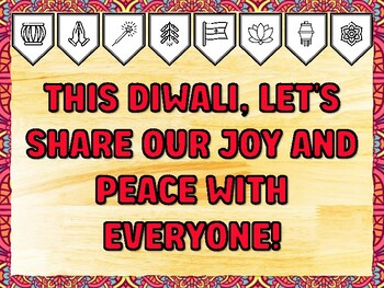 THIS DIWALI, LET'S SHARE OUR JOY AND PEACE WITH EVERYONE! Diwali Printable Bu