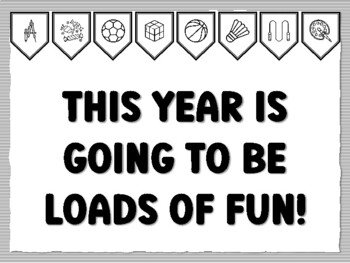 THIS YEAR IS GOING TO BE LOADS OF FUN! Instant Bulletin Board Kit