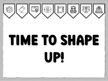 TIME TO SHAPE UP! Instant Bulletin Board Kit
