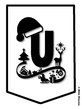 UGLY IS WARM! Christmas Bulletin Board Letters, Christmas Banner, Christmas