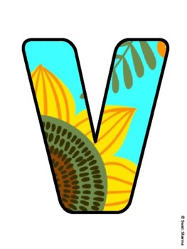 VINCENT VAN GOGH'S SUNFLOWERS! Sunflower Bulletin Board Letters