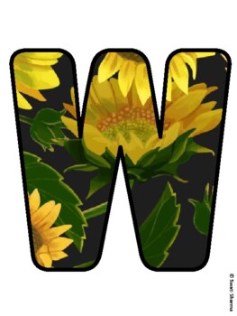 WE ARE BLOOMING IN THIS CLASS! Sunflower Bulletin Board Letters