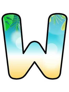 WE ARE GROWTH-MINDED! Tropical Bulletin Board Decor