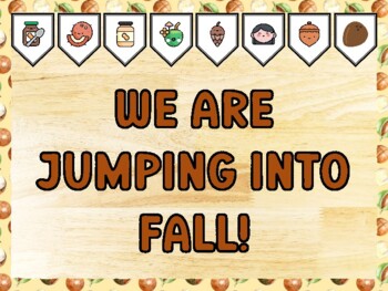 WE ARE JUMPING INTO FALL! Nuts Bulletin Board Kit & Door Décor