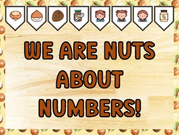 WE ARE NUTS ABOUT NUMBERS! Nuts Bulletin Board Kit & Door Décor