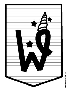 WE ARE UNIQUELY MAGNIFICENT! Unicorn Bulletin Board Letters