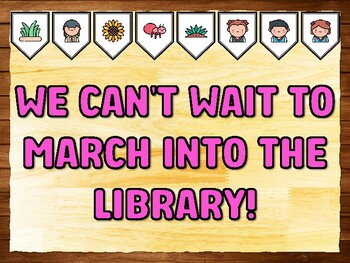 WE CAN'T WAIT TO MARCH INTO THE LIBRARY! Ant Bulletin Board Kit & Door Décor