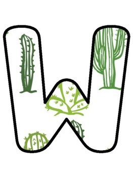 WE STICK WITH MATH! Cactus, Succulents, Welcome Back To School Bulletin Board