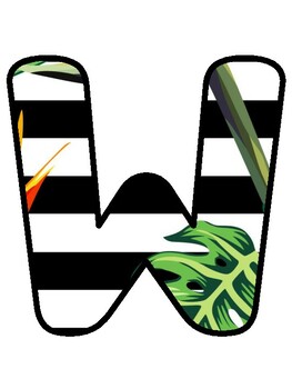 WELCOME BACK TO SCHOOL! Tropical Bulletin Board Decor