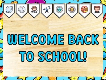 WELCOME BACK TO SCHOOL! Universe Bulletin Board Kit & Door Décor