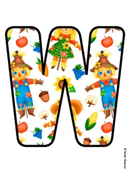 WELCOME TO FIFTH GRADE! Fall, Harvest Bulletin Board Letters