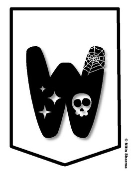 WELCOME TO FIRST GRADE! Halloween Bulletin Board Letters, Halloween Banner