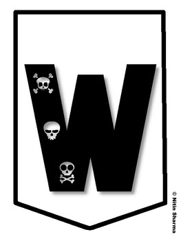 WELCOME TO OUR PATCH! Halloween Bulletin Board Letters, Halloween Banner