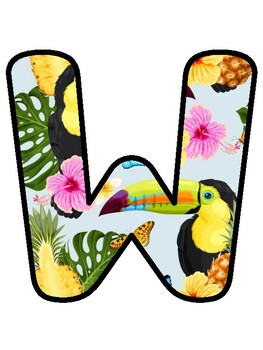 WELCOME TO PRE-K! Tropical, Toucan Bulletin Board Decor