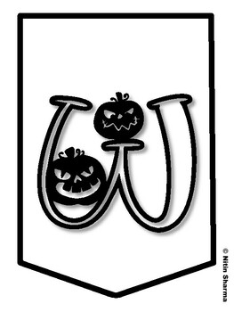 WELCOME TO SCHOOL! Halloween Bulletin Board Letters, Halloween Banner