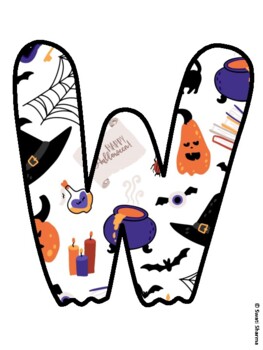 WELCOME TO THE CAFETERIA! Halloween Bulletin Board Letters