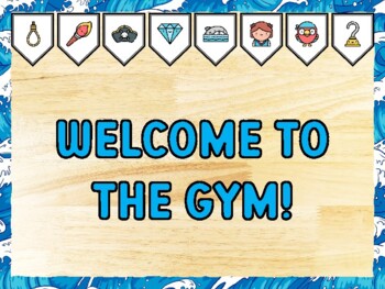 WELCOME TO THE GYM! Pirate Bulletin Board Kit & Door Décor