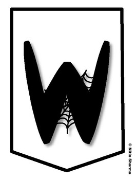 WELCOME TO THE LIBRARY! Halloween Bulletin Board Letters, Halloween Banner