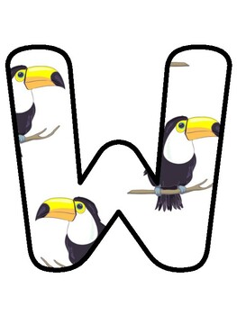 WELCOME TO THE LIBRARY! Tropical, Toucan Bulletin Board Decor