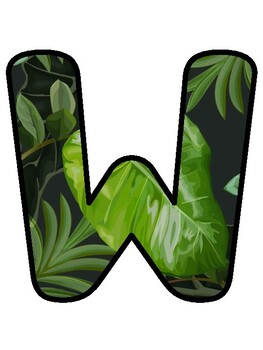 WE'RE WILD ABOUT SAVING WATER! Tropical Bulletin Board Decor