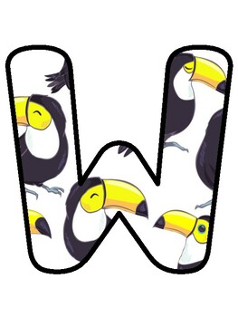 WE'RE WILD ABOUT THE RAINFOREST! Tropical, Toucan Bulletin Board Decor
