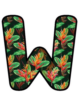 WE'RE WILD ABOUT WRITING! Tropical Bulletin Board Decor