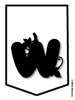 WHAT'S ON YOUR PLATE! Thanksgiving Bulletin Board Letters