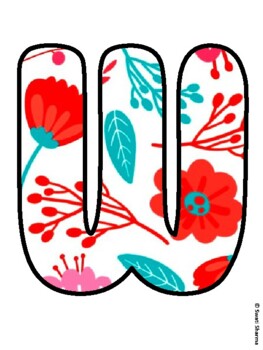 WHEN WE LEARN, WE GROW! Spring Bulletin Board Letters