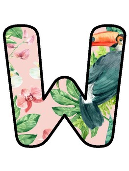 WILD ABOUT MATH! Tropical, Toucan Bulletin Board Decor