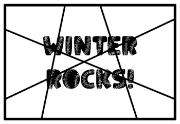 WINTER ROCKS! Mountains Coloring Pages