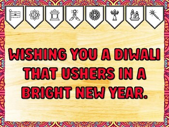 WISHING YOU A DIWALI THAT USHERS IN A BRIGHT NEW YEAR. Diwali Printable Bulle