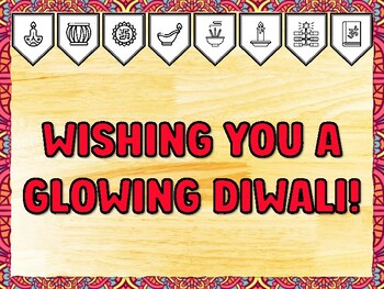 WISHING YOU A GLOWING DIWALI! Diwali Printable Bulletin Board Kit & Door Déco