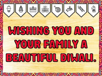 WISHING YOU AND YOUR FAMILY A BEAUTIFUL DIWALI. Diwali Printable Bulletin Boa