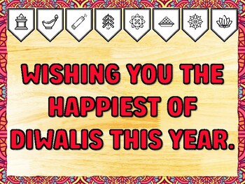 WISHING YOU THE HAPPIEST OF DIWALIS THIS YEAR. Diwali Printable Bulletin Boar