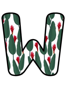 WORD WALL! Tropical Bulletin Board Decor
