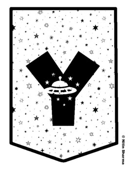 YOU ARE MY GALAXY! Galaxy Bulletin Board Letters