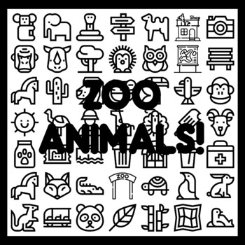 ZOO ANIMALS! Zoo Bulletin Board Activity 3x3 feet Zoo Classroom Quote