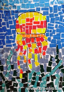 Mosaic art by Insha and Ilma Lucknow