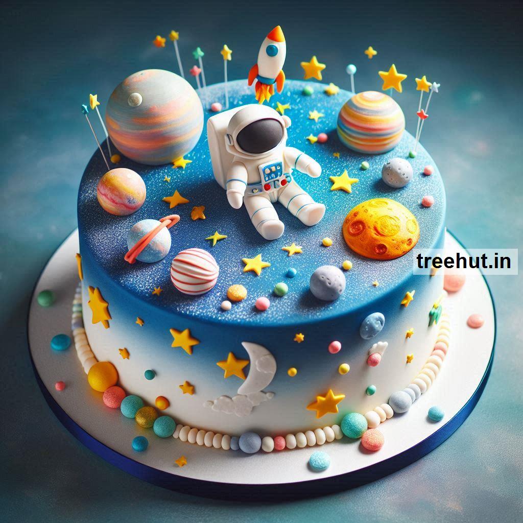 Astronaut's Birthday Cake Ideas
